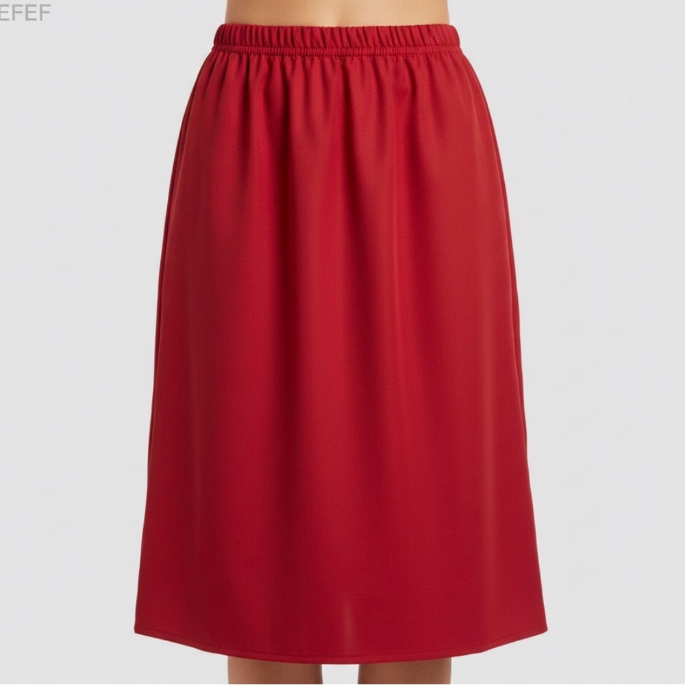 Elegant Red Women's Skirt